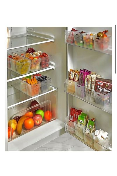 Homesea Set of 5 - Refrigerator, Lid and Organizer Organizer Box and Surprise Gifts