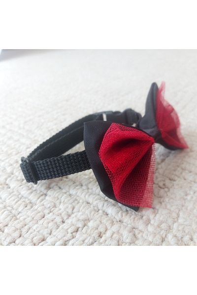 stylie Halloween Satin Cat And Small Breed Dog Bow Tie, Halloween Special