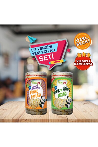 Naturpy Pirinç Patlakları (kinoa&karabuğday, Mısır)