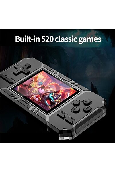 Genel Markalar 520 Oyun 3.0 Inç Ekranlı Klasik Ve Yeni Oyunlu Iki Oyunculu Gameboy & Gamebox S8 Oyun Konsolu