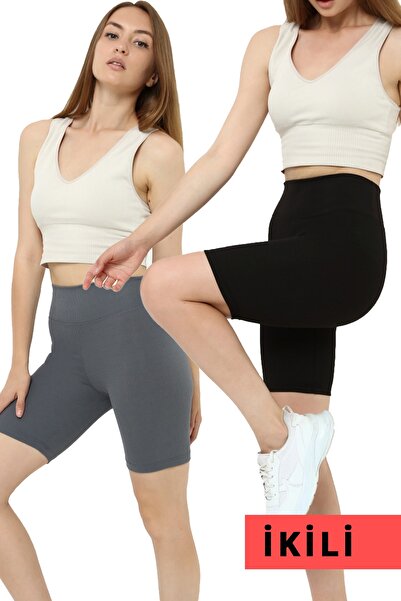 VOSSAX Double Ribbed High Waist Recovery Short Leggings