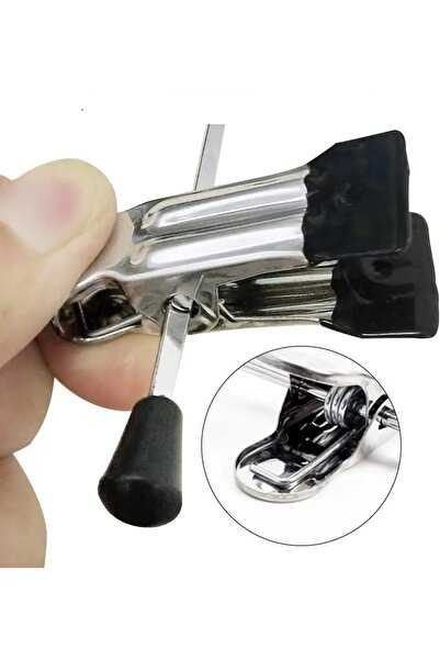 ROBEVE Metal Tutmalı Klipsli Etek Ve Pantolon Askısı Elbise Askısı Ayarlanabilir Elbise Askısı Metal 10adet