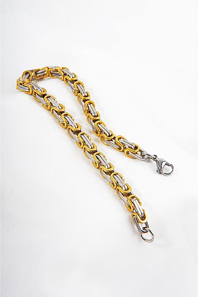 EUROMODA Gold And Metallic Color Unisex Bracelet