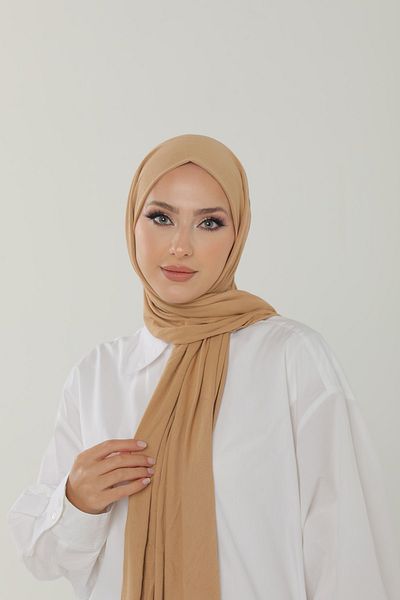 Beyzak Kum Luxury Combed Cotton Shawl - Women's Hijab Jersey Hijab Lycra Shawl