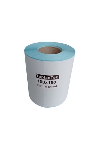 TOPTANTEK 1. Quality - 100x150 Thermal Label, 250 Pieces, W. 100 Mm H. 150 Mm, One Roll (Full Metering)