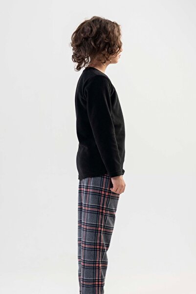 VİENETTA Set pijama neagra pentru baieti201051-0217