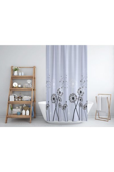 Zethome Banyo Perdesi Tek Kanat 1x240x200 Duş Perdesi 2200