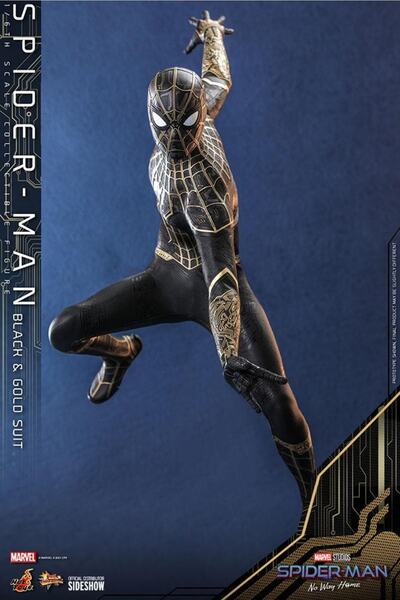 Hot Toys Spider-man (black & Gold Suit) Sixth Scale Figure908916 / Marvel Comics / Spider-man: No W