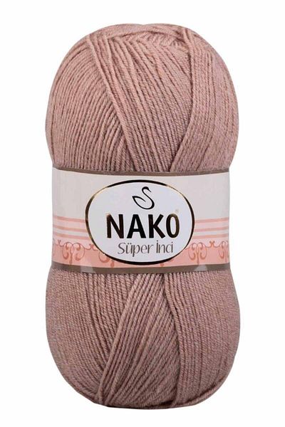 NAKO Süper Inci 5 τεμαχίων πλεκτό νήμα 23339 Κανέλα μέλι