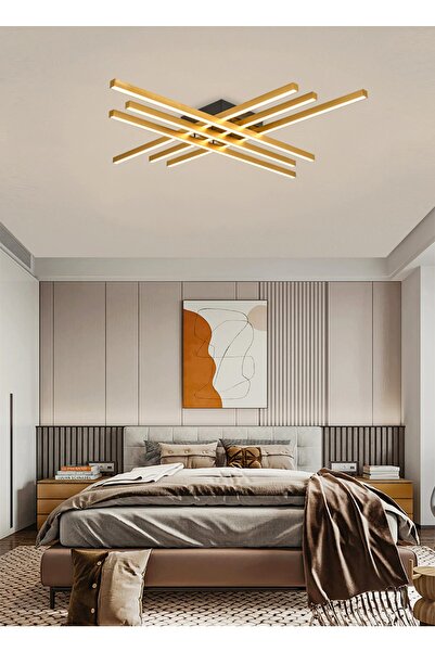 Luna Lighting 3151-2-03 B.merit Armatür 6 Çubuklu Sarı