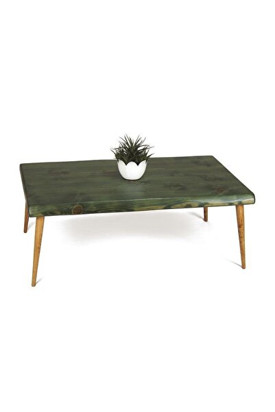 Mobenta Doğal Ağaç Masif Kütük Orta Sehpa (60cm X 150cm) Ağaç Ayak
