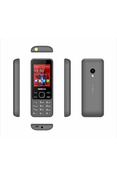 Nokia 515 Kameralı Yeni Model Fenerli Tuşlu Cep Telefonu Gri