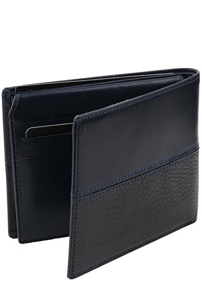 Pierre Cardin Men's Navy Blue Flother - Analin Wallet 22065L KRVT8690002222198