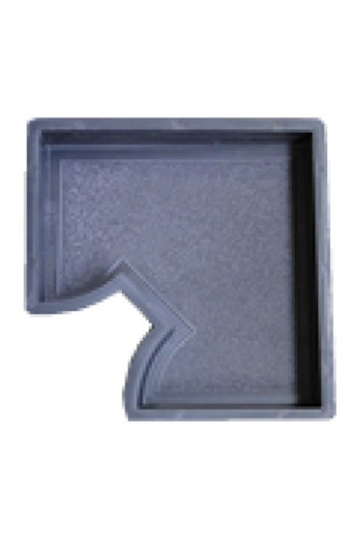 Sun Pigments Plastik Parke Taşı Kalıbı Tekli Yıldız Çerçeve 4,5 Cm (10 Ad)