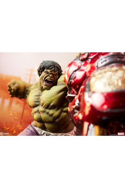 Sideshow Collectibles Hulk Vs Hulkbuster Maquette 200571 / Marvel Comics / Marvel’s Jade Giant