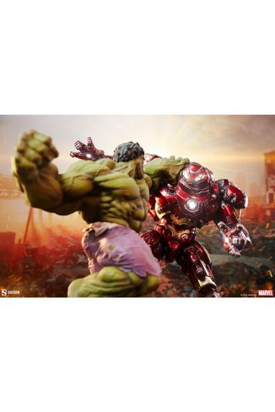 Sideshow Collectibles Hulk Vs Hulkbuster Maquette 200571 / Marvel Comics / Marvel’s Jade Giant