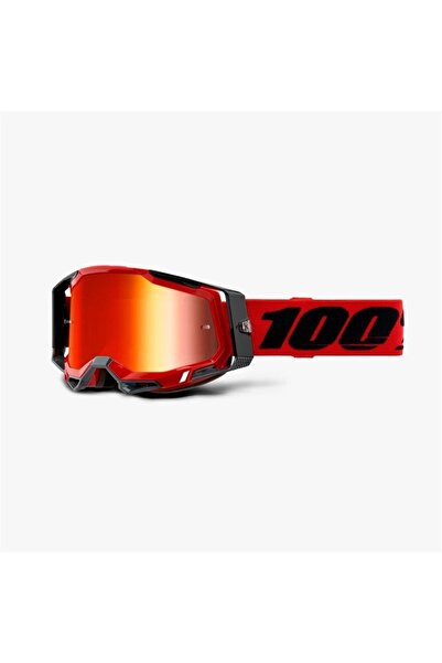 Airoh %100 Racecraft 2 Red Mırror Red Lens Goggles