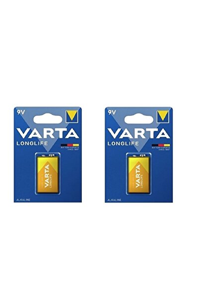 Varta 9 Volt Pil Long Life Alkalin 2 Adet