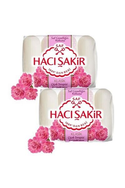 Hacı Şakir Beauty Soap Classic Flower Therapy 4x70gr X 2 Pack