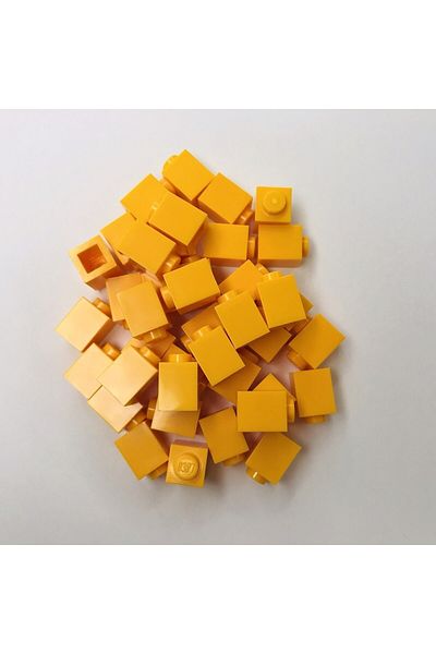 LEGO Original Accessory Custom Moc Creator Brick 1 X 1 Light Orange Brick 8 Pieces to Send