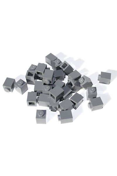 LEGO Moc Creator 1 x 1 Dark Gray Brick - 8 Accessories Will Be Sent