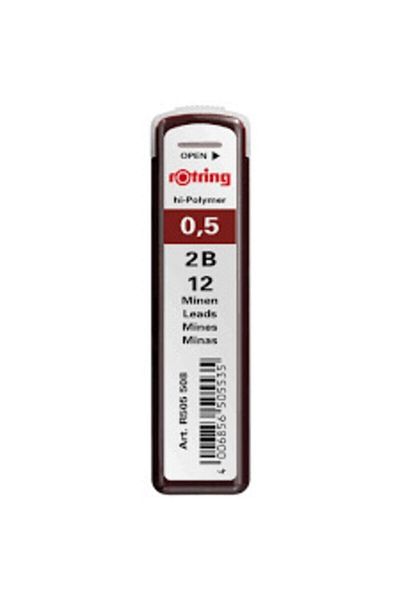 Rotring قلم رصاص هاي بوليمر 0.5 مم 2 ب 3 قطع