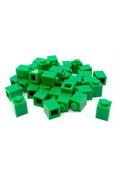 LEGO Accessory Custom Moc Creator Brick 1 X 1 Green Brick 4 Pcs to Be Sent
