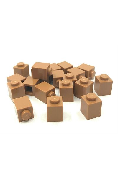 LEGO Original Accessory Custom Moc Creator Brick 1 X 1 Light Brown Brick 10 Pieces to Send