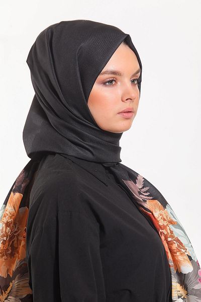 19V69 ITALIA Floral Pattern Pavia Series with Shawl Hanger and Gift Set 90x200 Cm