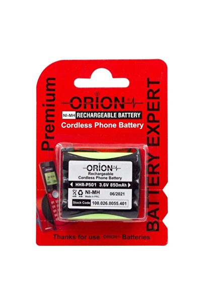 Orion Hhr-p501 3.6v 850mah Telsiz Telefon Pili