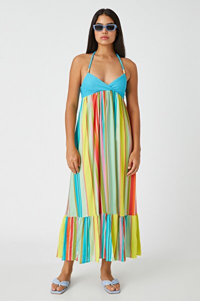 Koton Női kék csíkos ruha 2SAL80209IW