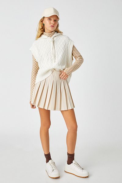 Koton Women's Ecru Sweater 3WAL90045HT