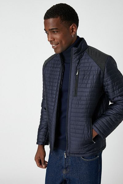 Koton Ανδρικό μπουφάν Navy Blue 3WAM20349HW