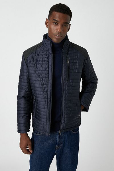 Koton Ανδρικό μπουφάν Navy Blue 3WAM20349HW