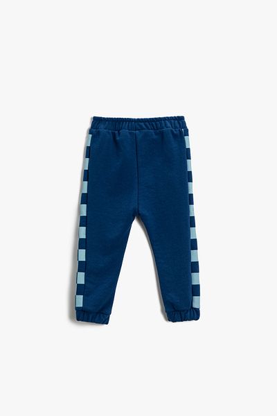 Koton Baby Boy Navy Blue Patterned Sweatpants 3WMB40055TK