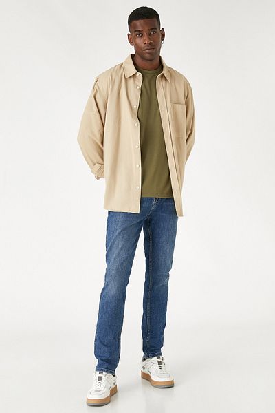 Koton Jeans - Navy blue - Straight