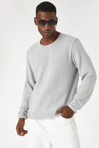 Koton Pulover gri pentru bărbați 3WAM70049MK