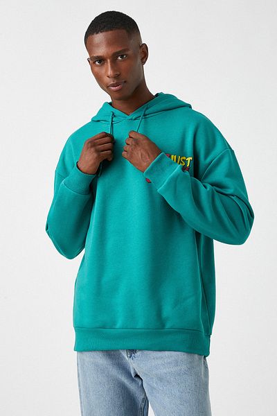 Koton Men's Green Sweatshirt 3WAM70495MK