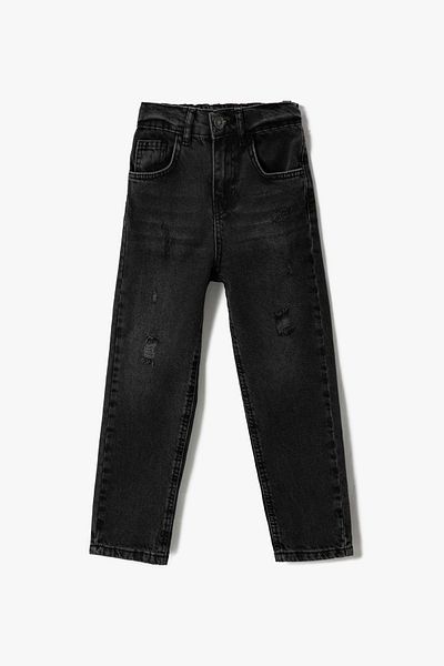 Koton Girl's Jean Trousers Anthracite 3wkg40013ad