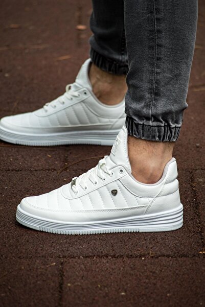 L.A Polo Beyaz - 07 Dikişli Unisex 14 Renkli Günlük Ayakkabı