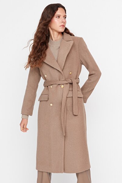 Trendyol Collection Coat - Brown - Basic