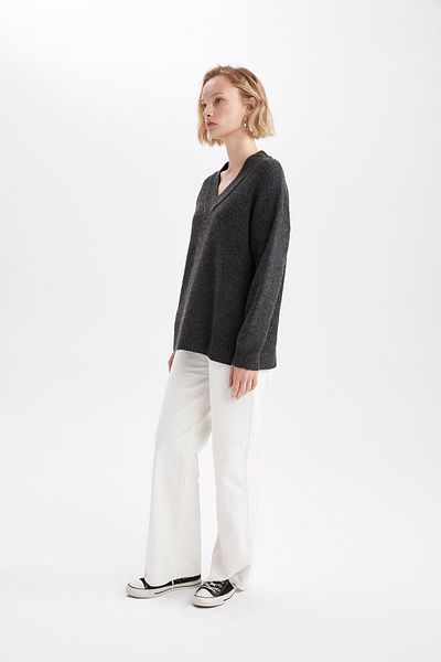 DeFacto Oversize Fit V-Neck Tunic