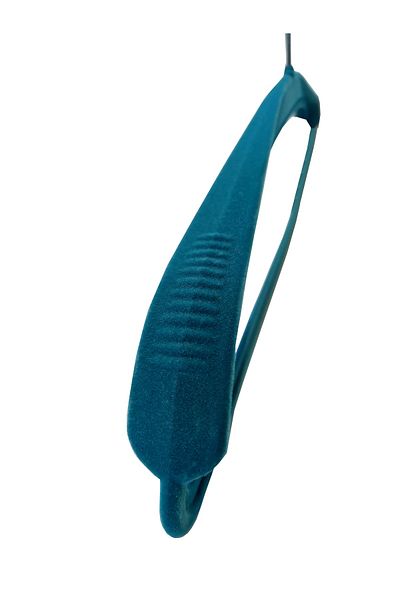 Lorin 3 Pieces Velvet Hanger Wide Shoulder Special Design Clothes Hanger Petrol Blue