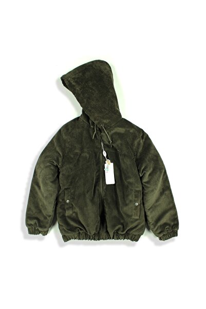 Anna Carino Fitilli Kadife Beli Lastikli Içi Velsoftlu Mont