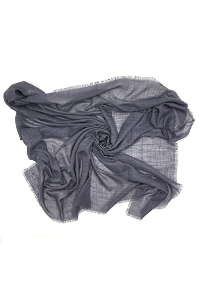 nazipek وشاح كتابة رمادي قطني ملتهب مقاس 100x100 سم