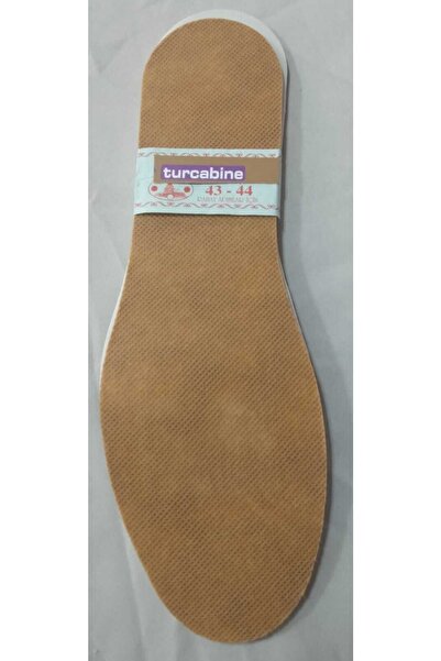 turcabine 1 Çift Erkek 43-44 Numara Krem Renk Bezli Eva Tabanlık