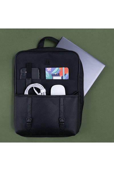 Minbag Xxl Aspen 17'' Laptop And Tablet Backpack Black