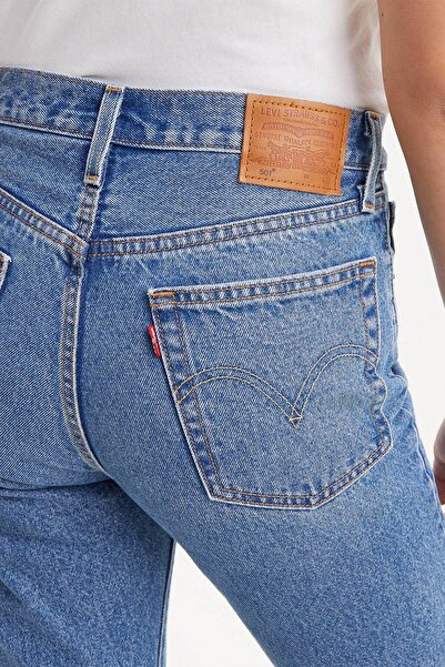 Levi's 501 100% bavlna Skinny Jeans s normálním pasem Dámské džíny 36200