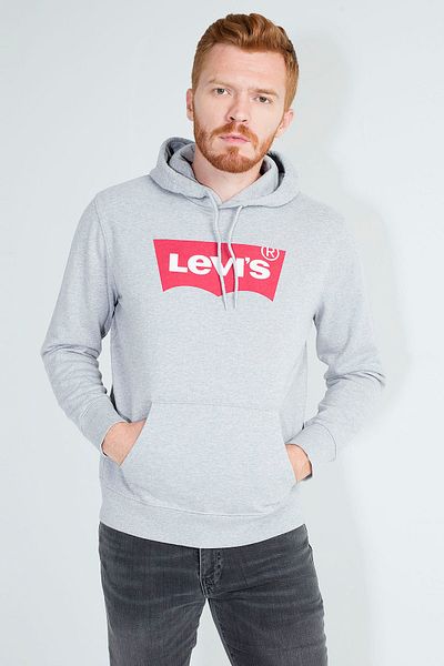 Levi's Βαμβακερή κανονική εφαρμογή με τσέπη καγκουρό με κουκούλα Ανδρικό φούτερ A2441