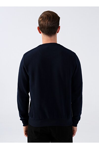 Lee Cooper Мъжка блуза с обло деколте Ethan Coffee-Caramel 231 LCM 241009